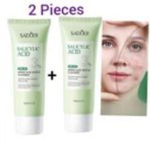 SADOER Pieces Salicylic Acid Repair Cleanser,3% Amino Acids Contains Centella Asiatica, Niacinamide and Collagen Pimples Remover,Skin Barrier Repair for Acne Prone Sensitive Skin Care, Clogged Pores, Oily Skin, and Acne-Prone Skin ACNE DISPEL