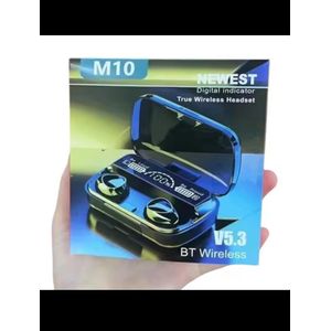 M10 Headphones Sports Headset Wireless Earphones V5.3 Waterproof 
