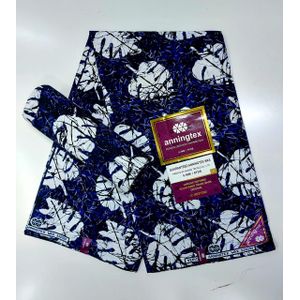 Beautiful Navy Blue Blend Ankara/Vitenge Prints 
