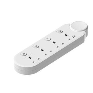 Tronic 4-Way Extension Socket with Individual Switches – 3M Cable