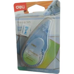 Deli 5mm X 12 Metres Correction Tape Macaron