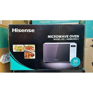 Hisense White Digital Microwave