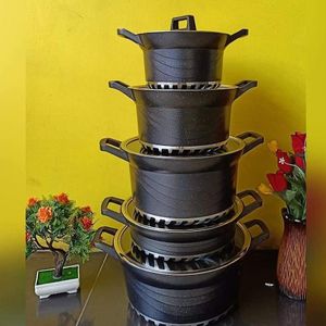 Non-stick Cookware Granite Pots -10pcs Set- 