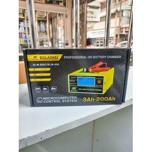 Bolaimei Universal 12/24 V Battery Charger – Car, Motorcycle & UPS Systems