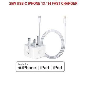 Apple  IPhone 14 / 14 Pro Max -25W USB-C To Lighting Fast Charger .