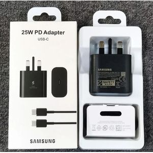Samsung 25W Super Fast Charger Adapter With Type C To C Output For Galaxy A06, A16, A26, A36, A07,A17, A56, A05, A05s, A14, A15, A23, A24, A25, A33, A34, A35, A53, A54, A55, A73, A74, A75