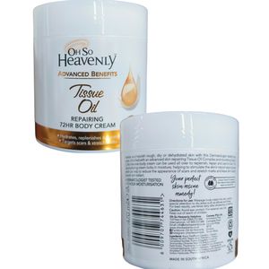 OH SO Heavenly Advanced Benefits Tissue Oil Repairing 72HR Body Cream bc
