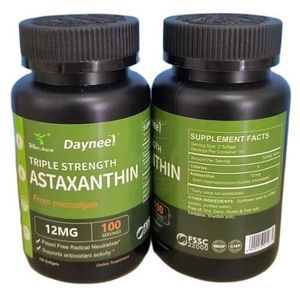 Triple Strength Astaxanthin Antioxidant Softgels – Skin, Eye & Immune Support Supplement