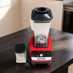SKOEDI Reliable Quality High Power Compact Design 2-in-1 Heavy Duty 4500 Watts 2.5L High Speed 32000 RPM Large Capacity Double Cup Multifunctional Professional Blender & Grinder
