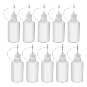 20Pcs 30Ml Plastic Squeezable Tip Applicator Bottle Refillable Dropper  Bottles with Needle Tip Caps for Glue DIY