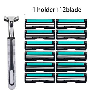 Manual Razor Double Blade Safety Razor Stainless Steel Knife