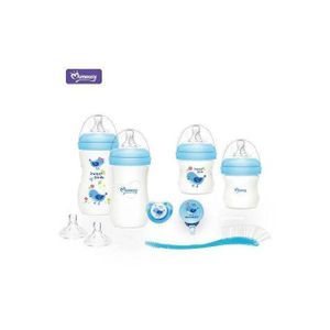 Momeasy  Newborn Feeding Bottle Gift Set - Ideal gift for new parents or baby shower, providing all essential feeding items in one set.