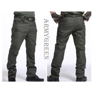 Men Tactical Pants Army Military Combat Denim Work Jeans Cargo Pants Spring  Casual Male Trousers Multi Pockets