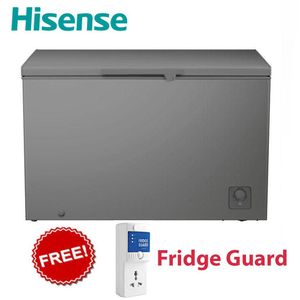 Hisense Chest Freezer , 198L (2YRS WRTY)+FREE FRIDGE GUARD - GREY+2YRS WRTY