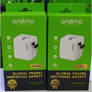 Oraimo PowerOmni 251 2500W Multi-Plug Travel Converter.