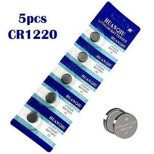 5pcs/Card 3V CR1220 Coin Battery Lithium DL1220 Button Cell Batteries For Watch Electronic Remote