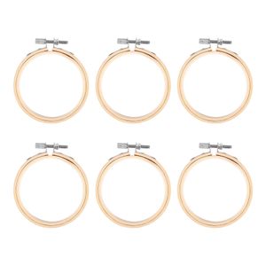 Embroidery Hoops Set 12 Pieces 8 Inch Round Bamboo Circle Cross