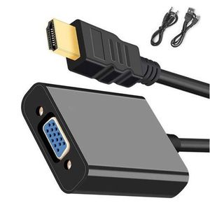 HDMI To VGA Adapter 1080P For Laptop,pc,Desktop With Audio Power Output