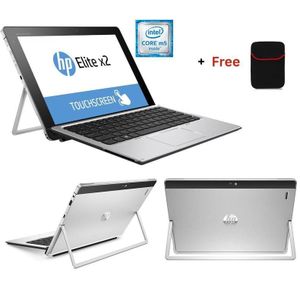 HP Refurbished Elite X2 1012 G1 Core M5-6Y54 8GB RAM 256GB SSD 6th Gen 12.3 Inch TouchScreen Detachable Keyboard + Sleeve Bag (6 Months WRTY)