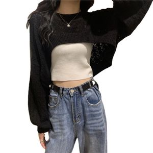 Fashion (731-Black)Women Sexy Harajuku Open Backless T-shirt Long Sleeve Top  Cropped Summer Tops Y2k Clothes Vintage See Through Tshirt Top Women SMA @  Best Price Online