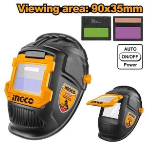 Ingco AHM009 Auto-darkening welding helmet Viewing area:90×35mm