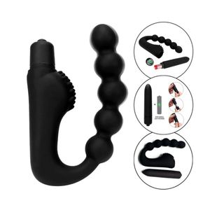 Sex Toys Vibrating Silicone Bead Anal Plug
