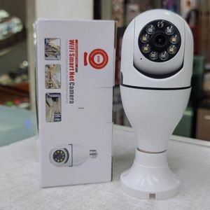 CCTV WiFi smart wireless PTZ bulb camera for home surveillance