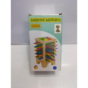 Coloured Wooden Craft Sticks Pack Multi Purpose Popsicle Ice Cream Sticks for DIY Arts Crafts School Projects Home Decoration Kids Creative Learning Durable Smooth Natural Wood Material