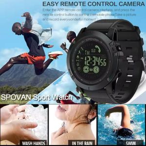 Spovan PR1 Outdoor Smartwatch – Remote Photography, Calorie & Sleep Tracking
