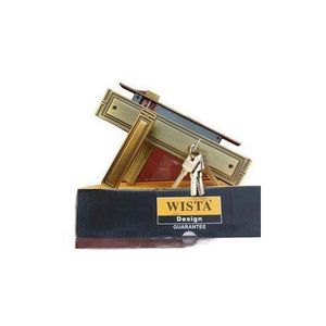 Wista Heavy duty Steel door Lock.  High quality complete set * Brown/coffee