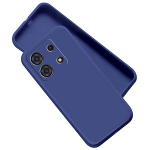 Soft Flexible Silicone Case for Xiaomi Redmi Note 13 Pro 5G, Shockproof Anti-Scratch Slim TPU Protective Back Cover (Blue)