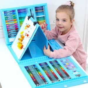 208pcs rainbow drawing kid set de arte