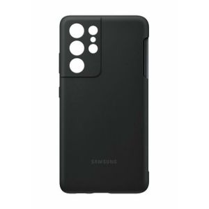 Samsung Silicone Cover for S21 Ultra – Shockproof, Slim Fit, Anti-Slip Protective Case – Black