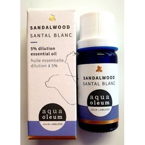 Aqua oleum Sandalwood Essential Oil sweet-woody scent.