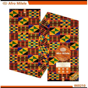 AFRICAN KITENGE Multicolored Ankara Fabric