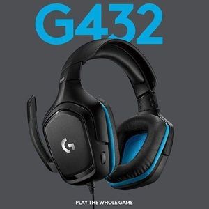 Logitech G432 Wired Gaming Headset Pc/Mac/Xbox One/Ps4/Nintendo Switch