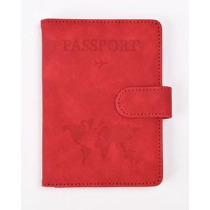 Luxury Leather Passport Wallet – Compact Travel Organizer with Slots