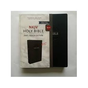 Thomas Nelson NKJV Holy Bible Soft Touch Edition – New King James Version Comfort Print Bible with Reading Plan, Dictionary-Concordance & Devotional Study Features.