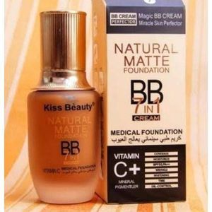 Kiss Beauty Natural Matte Foundation BB Cream 7 In 1 Medical