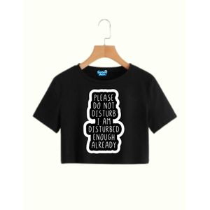 Women's casual crop tshirt 