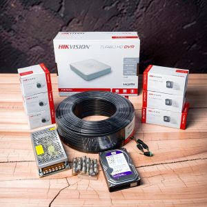 Hikvision  6 1080P Full HD 2MP Superior Monitoring Reliable Coverage CCTV Cameras Complete System Kit with 8 Channel DVR +500GB Harddisk 