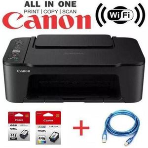 Canon Original Canon-PIXMA TS3640 Wireless Inkjet Color Printer Print Copy Scan Wi-Fi Plug & Print Compact Home Office Printer Black Compatible with Windows Mac Chromebook Smartphones
