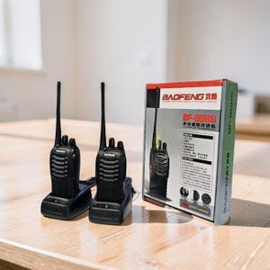 Baofeng BF-888S Rechargeable Battery 1500MAh Li-ion Battery Long Range Clear Sound Performance Device Hand Held Security Walkie Talkie Radio Calls- 2 Pieces