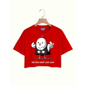 Women's casual crop tshirt