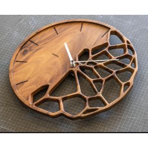 Jumia Bundles Futuristic Wooden Wall Clock