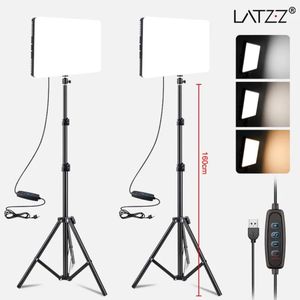 Portable selfie LED fill light adjustable brightness 3 colors with free tripod stand conference fill light led super bright video lights
