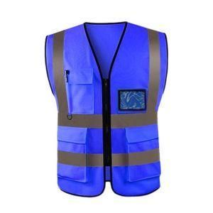 Executive Unisex Reflector Vest-BLUE