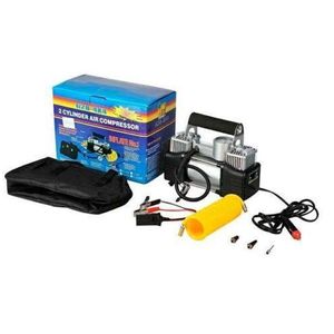 Portable 2 air cylinder compressor double