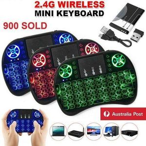 Wireless Mini Keyboard For Smart TV &  Android Box Rechargeable Backlit Keyboard