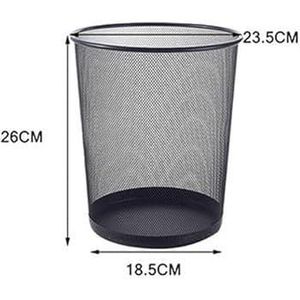 Un Branded 9L metallic mesh dust bin